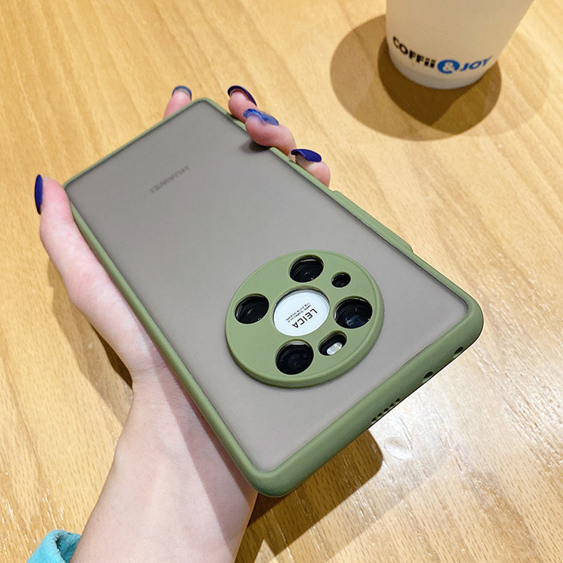 Ốp điện thoại cứng mặt nhám trong suốt chống sốc cho Huawei Mate 40 Pro 30 20 Pro 5G 4G 2022