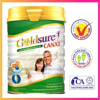 Sữa bột Canxi dành cho người già Tiểu đường và Loãng xương Goldsure lon Cao Cấp 900g