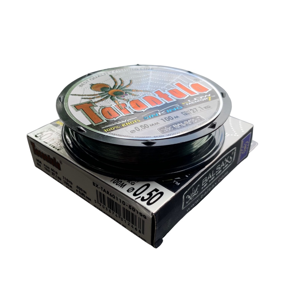 Dây cước câu cá con nhện Tarantula giá rẻ cuộn 100m, cước câu cá siêu bền dùng để câu lure câu cá sông suối ao hồ