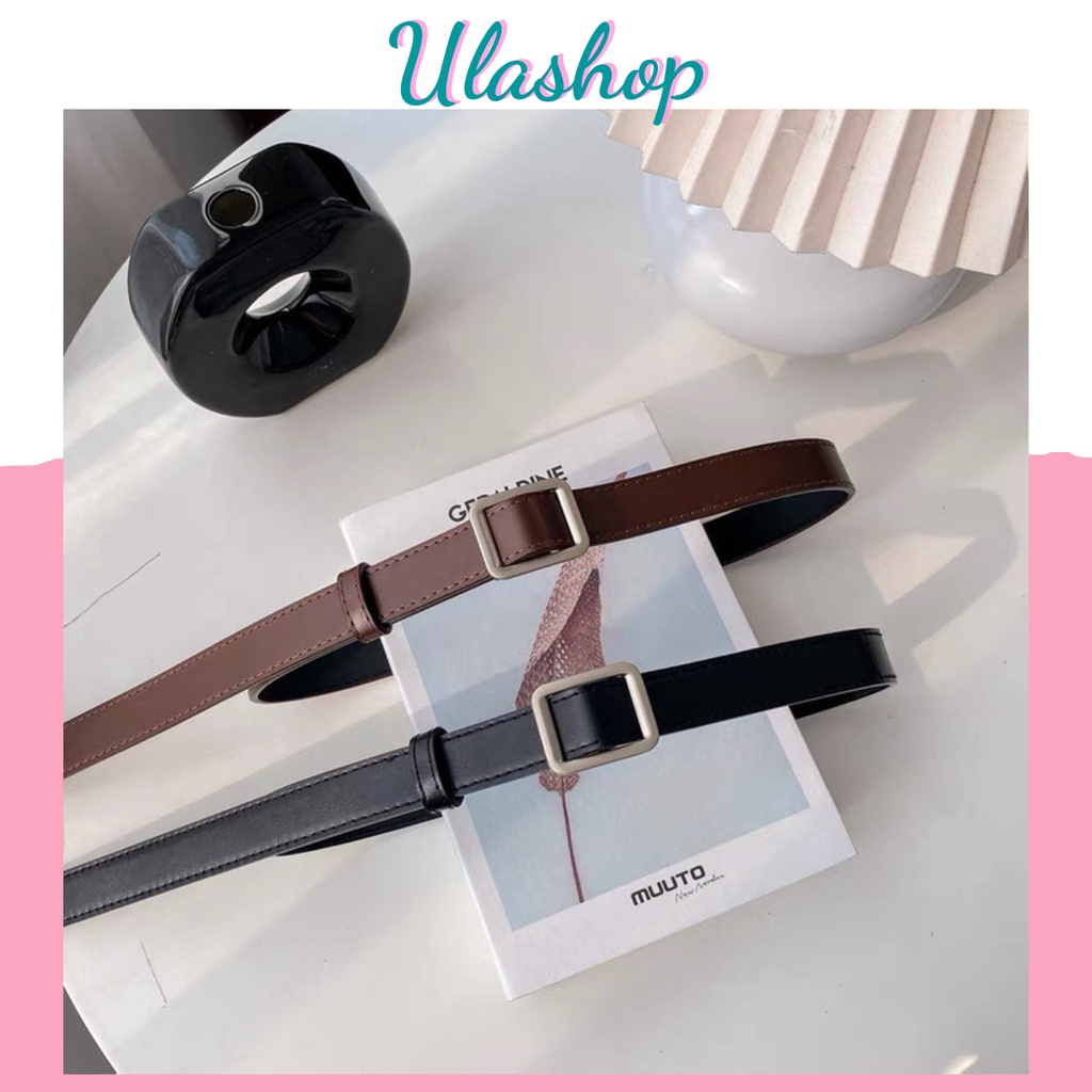 PK006 THẮT LƯNG NỮ ULZZANG VUÔNG CHỮ NHẬT BẢN NHỎ 2,3CM