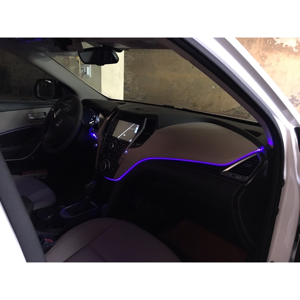 Sợi quang phát cạnh kèm miếng gá đường kính 3mm -  Chuyên led đèn viền nội thất ô tô; đèn nghệ thuật