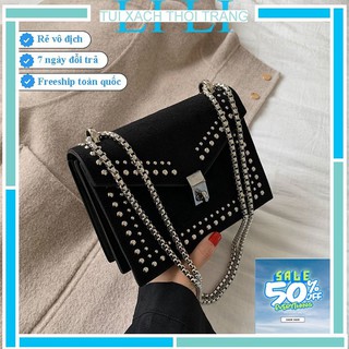 Túi xách nữ da lộn 💖💖  Túi đeo chéo thời trang da lộn sang chảnh!!! KM04 (kèm video, ảnh thật)
