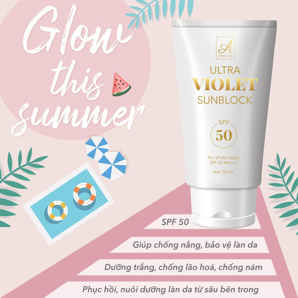 [Chính Hãng] kem chống nắng a cosmetic ultra violet sun block | BigBuy360 - bigbuy360.vn