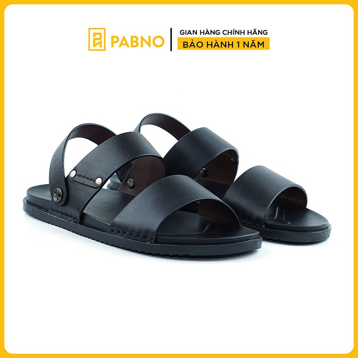 [BH 12 THÁNG] Giày Sandal Nam Quai Ngang Da Cao Cấp PABNO PN725