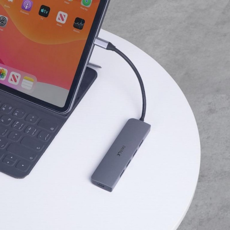 Hub Type-C iWALK 7 in 1, 4K USB-C ra HDMI, cổng sạc PD 60W, 3xUSB3.0 5Gbps