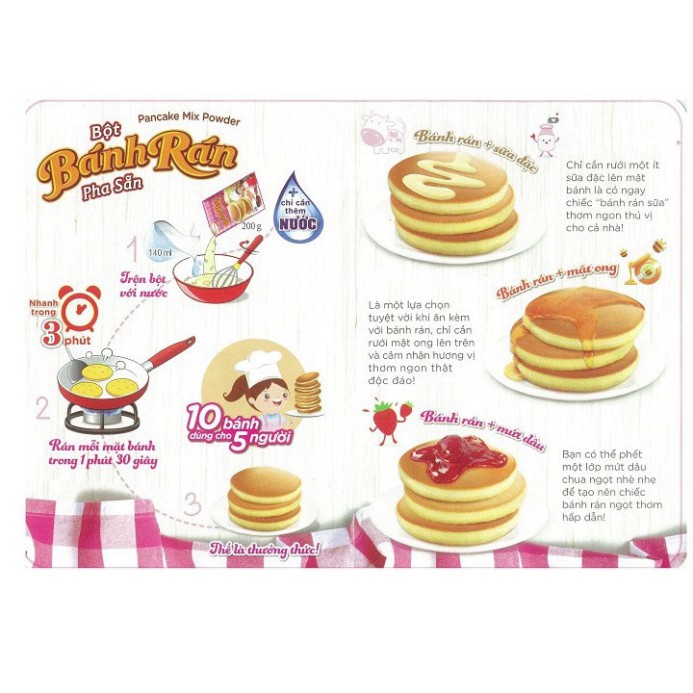 Bột làm bánh rán đôremon gói 200g