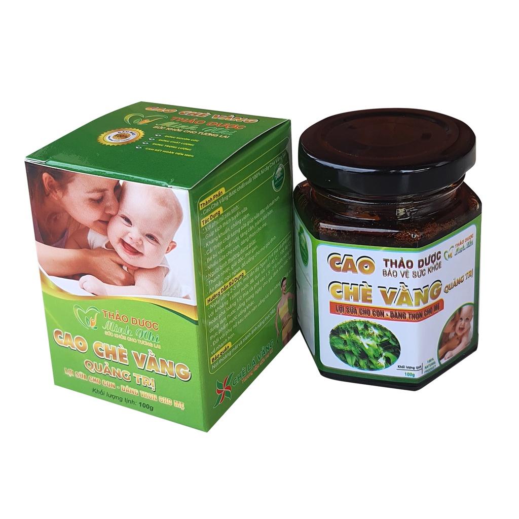 Cao chè vằng, thảo dược Minh Nhi lọ 100g lợi sữa, giảm cân, điều hòa, thanh nhiệt