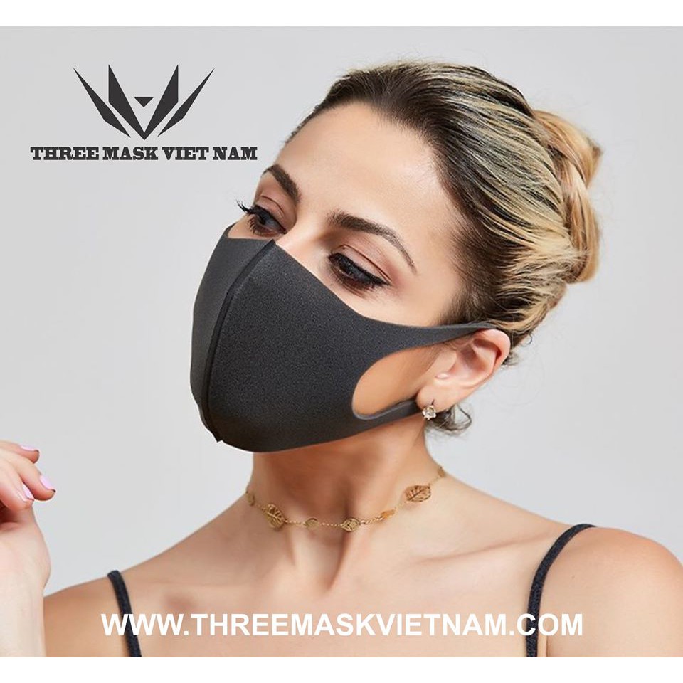 [Hàng nội địa nhật ]  Gói 3 cái khẩu trang - Khẩu Trang Nhật Bản PITTA Mask ( Loại Dày màu đen)