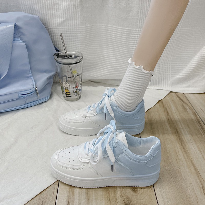 Giày bata Ulzzang Loang Màu đế cao siêu xinh, giày thể thao da lì học sinh giá rẻ Hàn Quốc FLOWER G13 - nguyentrang239