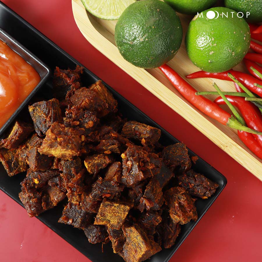 BẮP BÒ VIÊN MỀM THỢ SĂN - Hàng cao cấp loại 1 - Thịt khô homemade Moontop - Chất từng miếng thịt | BigBuy360 - bigbuy360.vn