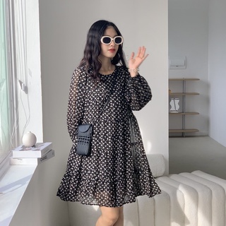 váy babydoll hoa nhí LOLLIE STUDIO TKV54 dáng xòe