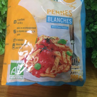 Mì ống penne trắng hữu cơ Markal 500g