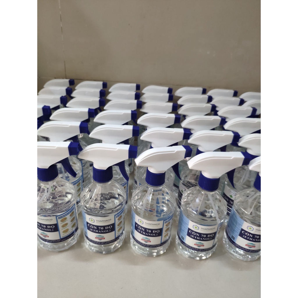 HỎA TỐC 2H HCM - Cồn 70 Độ Sát Khuẩn THAPHACO, Chai Xịt 500ML (Có giấy tờ kiểm nghiệm) | BigBuy360 - bigbuy360.vn