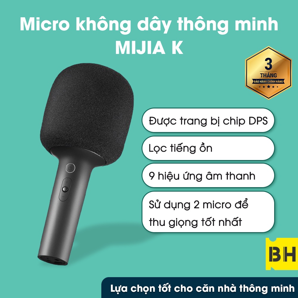 Micro karaoke xiaomi mijia micro karaoke bluetooth Microphone không dây,công nghệ giảm tiếng ồn thông minh