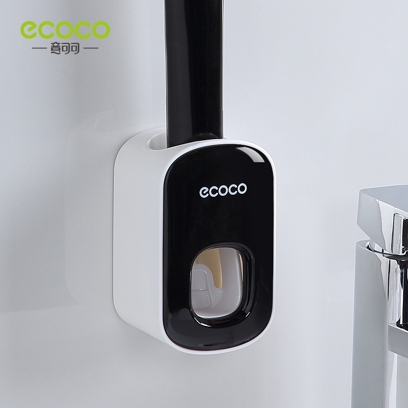 🍀Hàng chính hãng ecoco🍀Kệ đựng bàn chải, kệ nhả kem đánh răng ecoco E1922