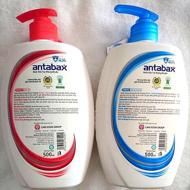 Nước rửa tay kháng khuẩn Antabax chai 500ml