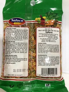 Nui Rau Củ Safoco hình sao 200g