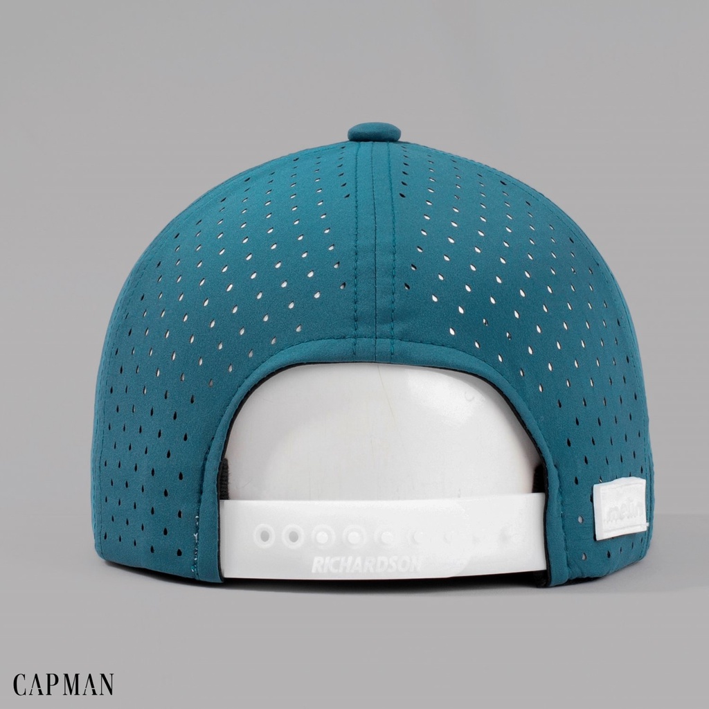 Mũ lưỡi trai CAPMAN chính hãng full box, nón kết nam snapback vải dù CM63 màu xanh cổ vịt