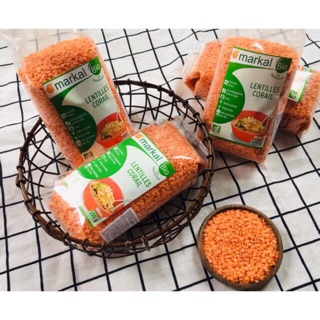 Đậu lăng đỏ hữu cơ markal 500g hsd 25/05/2021