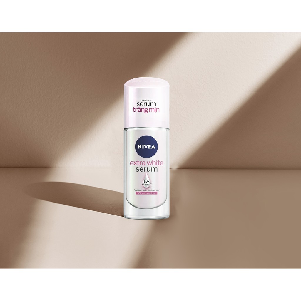 Lăn Ngăn Mùi Nữ Serum Trắng Mịn Nivea 40ml