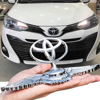 Logo cánh chim đại bàng các hãng xe - logo lắp mui xe ô tô chất liệu mạ hợp kim sáng bóng ThudongAuto