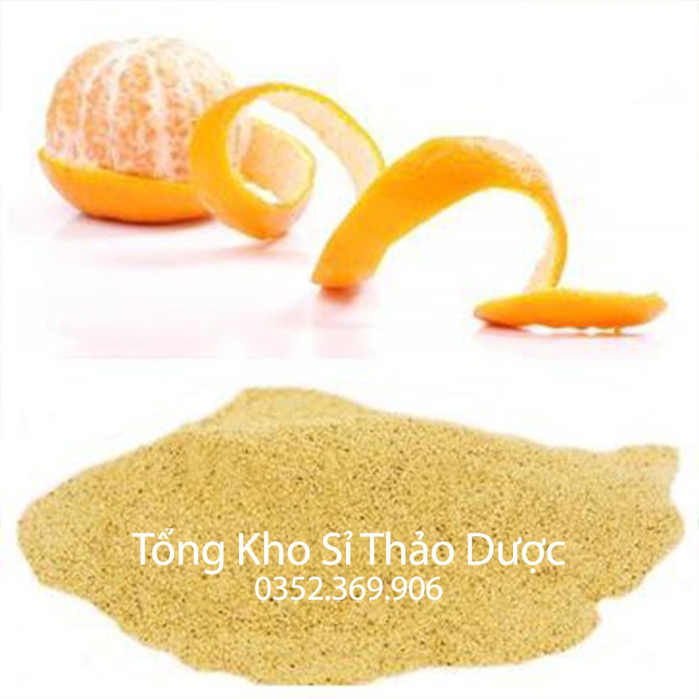 Bột trần bì sấy lạnh nguyên chất 100g (Vỏ quýt, bột tạo màu thực phẩm tự nhiên)