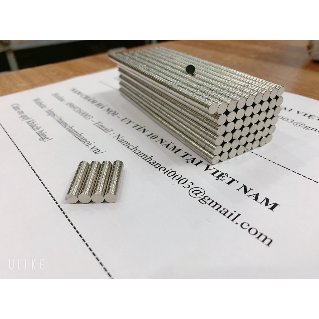 Nam châm viên 5x2mm-N42