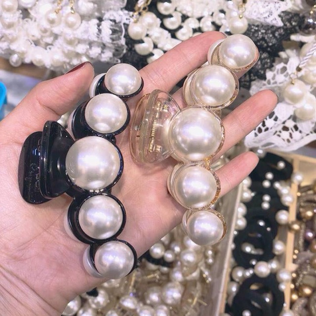 Kẹp tóc ngọc trai