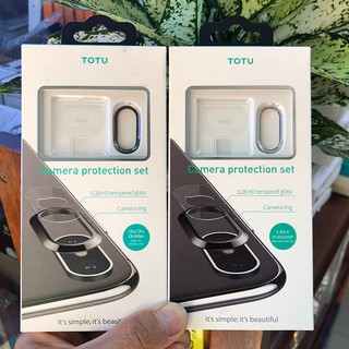 Bộ viền và kính bảo vệ Camera Totu Cho iPhone X/XS/XS MAX