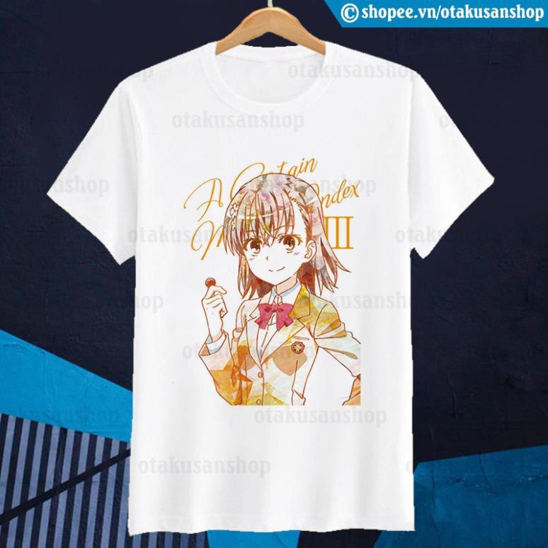 Áo thun Toaru Majutsu no Index Misaka