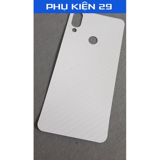 [Meizu M9 Note] Dán lưng 3D vân Cacbon - Carbon