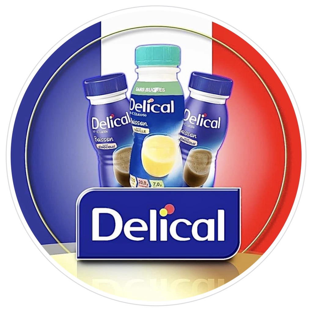Combo 2 Lốc Sữa Delical Vanila 200ml x 8 chai + Tặng Kèm 1 Hộp Trà Sâm Hàn Quốc