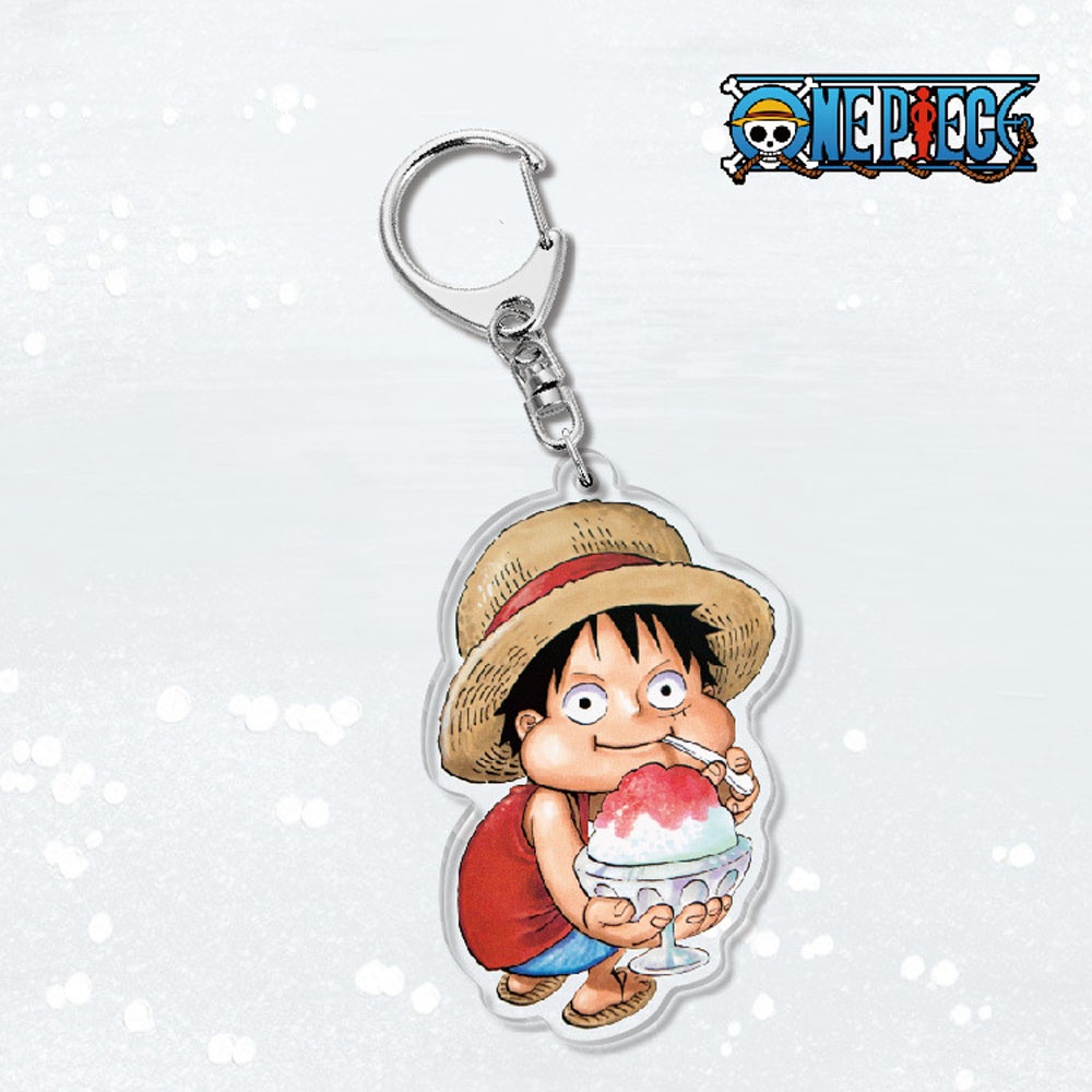 Móc Khóa Acrylic Hai Mặt Hình Nhân Vật Luffy One Piece