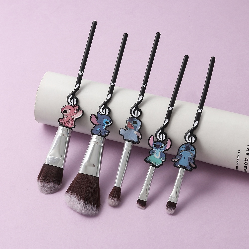Bộ cọ trang điểm thiết kế hình hoạt hình dễ thương