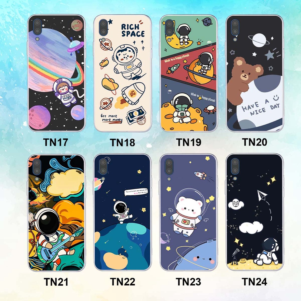 Ốp Vsmart Star in hình vũ trụ, phi hành gia bầu trời cute dễ thương