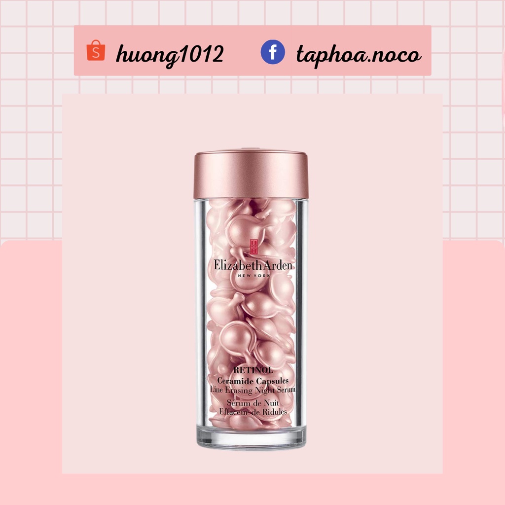 Viên nang dưỡng da Elizabeth Arden Retinol Ceramide Capsules Line Erasing Night Serum 60 viên