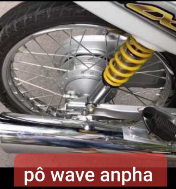 Pô xe máy .Bô wave ZX hoặc pô anpha lớn A,S100