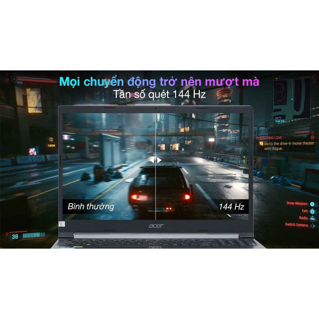 Laptop Acer Aspire 7 Gaming A715 42G R6ZR R5 5500U - NH.QAYSV.003 - Bảo hành 12 tháng