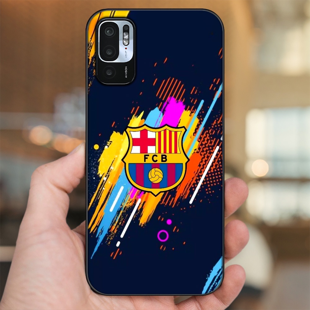 Ốp lưng Xiaomi Redmi Note 10 5G viền đen in hình Barcelona Barca