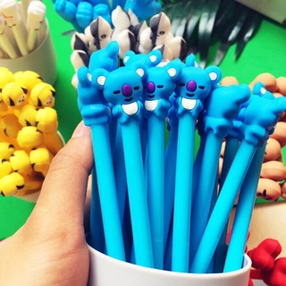 Bút nước đen - tím BT21 (BTS)