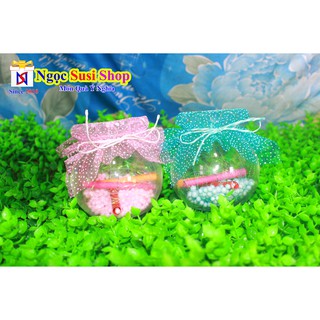 [RẤT ĐẸP ] Lọ Thủy Tinh Điều Ước Đựng Giấy Điều Ước Và Hạt Xốp SIZE 12CM [Giao Ngẫu Nhiên Màu]