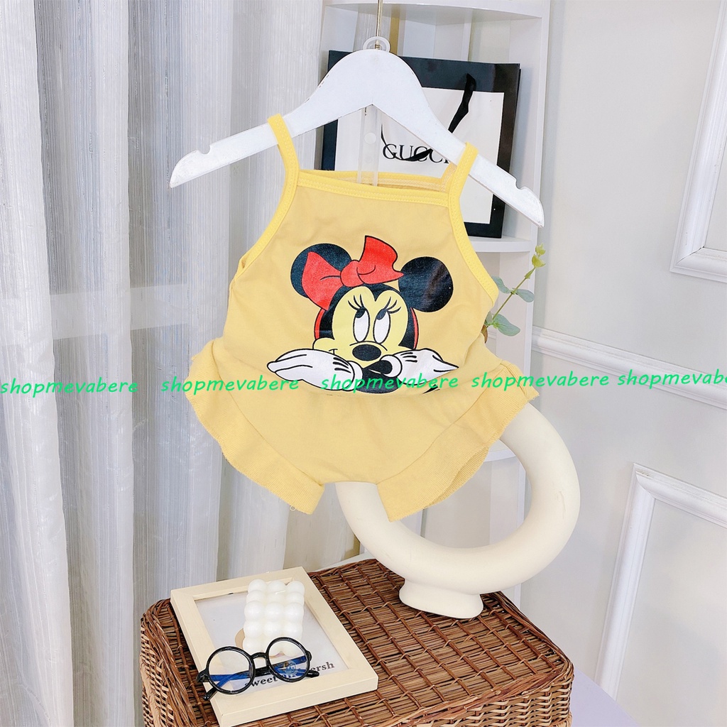 [CHỌN MÀU] BỘ 2 DÂY HỌA TIẾT XINH XẮN CHO BÉ GÁI 6-16KG, VẢI COTTON MỀM MỊN, THẤM HÚT MỒ HÔI - BO66