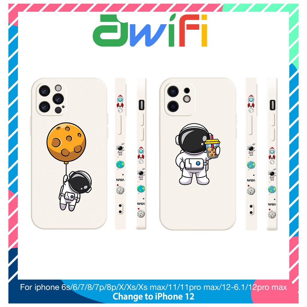 Ốp lưng iphone vuông cạnh hình moon balloon 6plus/6s/6splus/7/7plus/8/8plus/x/xr/xs/11/12/pro/max/plus/promax-Awifi P4-1