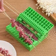 DỤNG CỤ/ khuôn KẸP THỊT LÀM THỊT XIÊN NƯỚNG MỚI SIÊU TIỆN LỢI1x xanh lá