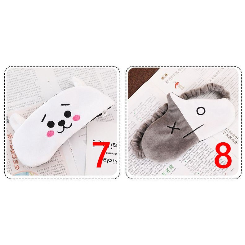 Bịt mắt ngủ hình BT21