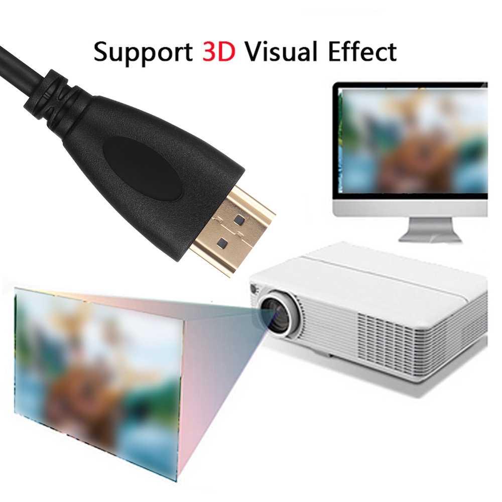 Dây Cáp Chuyển Đổi HDMI 3D 60Hz 4K Cho TV