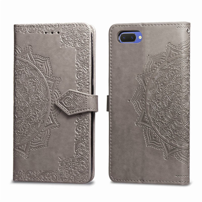 OPPO A3S R15 NEO AX5 Wallet PU Leather Flip Case 3D Embossed OPPO R15NEO A3S AX5 Phone Cover