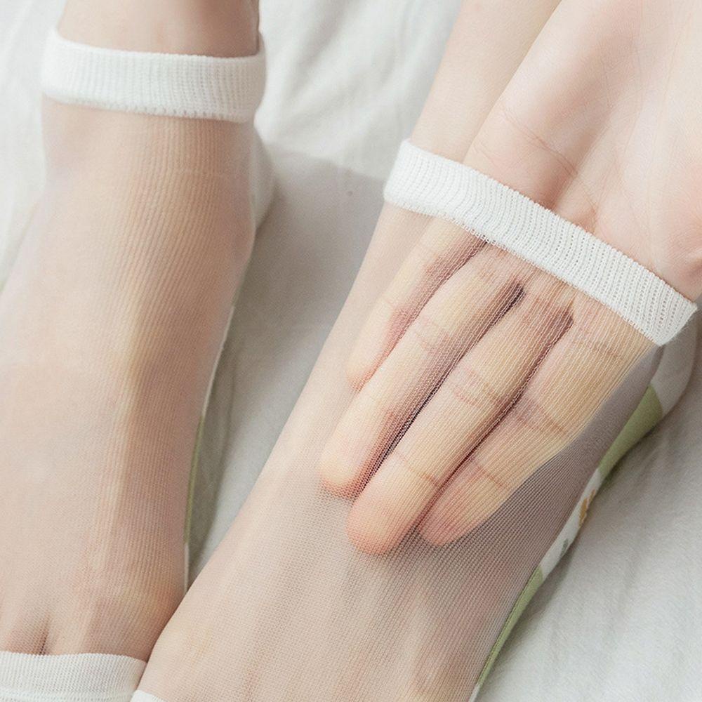 Vớ Ren Xanh Trong Suốt Phong Cách Lolita Nhật Bản Hợp Thời Trang Cho Nữ VANES1