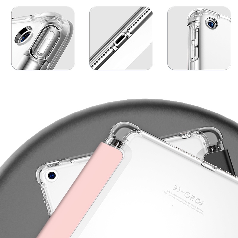 Ốp Dllencase TPU thích hợp cho iPad 2021 Pro 11 2019 2020 10.2 7/8th 2018 9.7 5 / 6th Mini 4 5 Air 4 10.5 10.9 A231