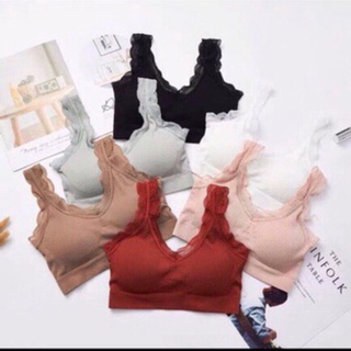 Áo Bara Croptop Ren Cực Xinh